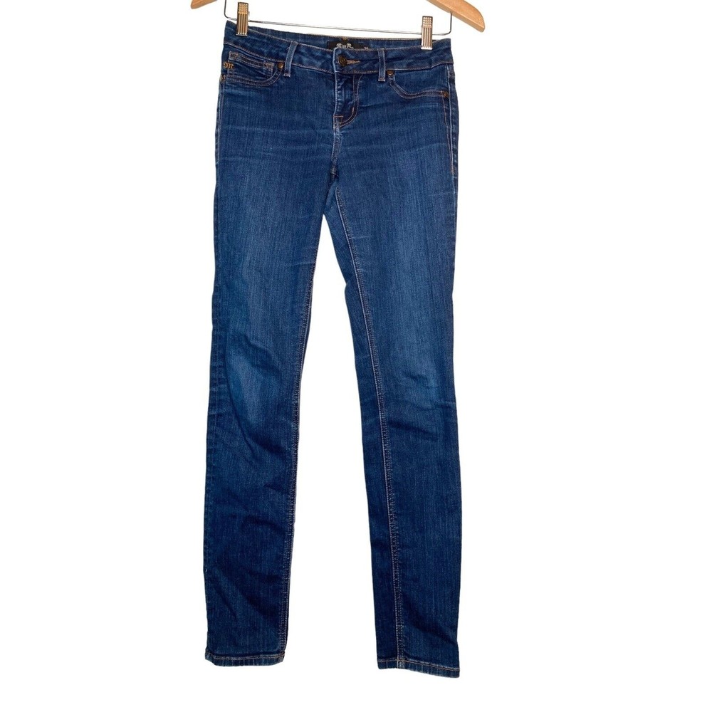 Miss Me Women's Dark Wash Low Rise Easy Straight Blue Jeans Size 26